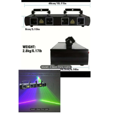 U`King Mini Dj Lights Színpad Világítás, Lézerfény party kellék