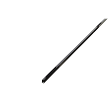 U Profil - Fényes Fekete - 5mm széles építőanyag