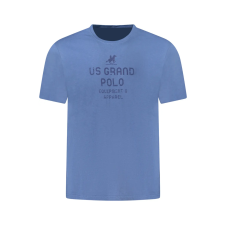 U.S. GRAND US GRAND FÉRFI RÖVID UJJÚ PÓLÓ, KÉK férfi póló