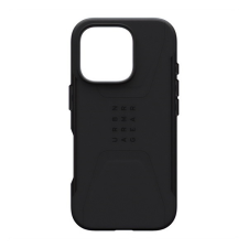 UAG Apple iPhone 16 Pro civilian defender szilikon telefonvédő (erős ütésállóság, magsafe) fekete tok és táska