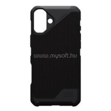 UAG METROPOLIS LT szilikon telefonvédő (erős ütésállóság, MagSafe, szőtt minta) FEKETE (114451113940) tok és táska