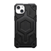 UAG MONARCH PRO szilikon telefonvédő (erős ütésállóság, karbon minta, MagSafe) FEKETE Apple iPhone 15 Plus (114220114242) (114220114242)