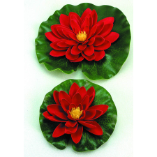 Ubbink Selyemvirág,tavirózsa 20cm piros dekoráció