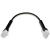 Ubiquiti UniFi UTP CAT6 Patch kábel 0.22m - Fekete (UC-PATCH-RJ45-BK)