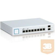 Ubiquiti US-8-150W 8-port + 2xSFP Gigabit PoE+ or 24V passive 150W UniFi switch hub és switch