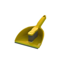 UCTEM PLAS Kézi szemeteslapát + kefe szett sárga takarító és háztartási eszköz