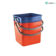 Uctem Plastic Ltd. Tetra Műanyag szürke, piros 25 L-es vödör takarító és háztartási eszköz