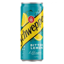  Üdítőital szénsavas SCHWEPPES Bitter Lemon 0,33L üdítő, ásványviz, gyümölcslé