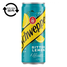  Üdítőital szénsavas SCHWEPPES Bitter Lemon 0,33L DRS üdítő, ásványviz, gyümölcslé