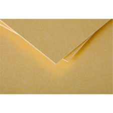 Üdvözlőkártya Clairefontaine Pollen 8,2x12,8 cm arany ajándékkísérő kártya