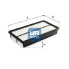UFI légszűrő 30.171.00