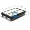 UFI légszűrő 30.174.00