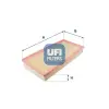 UFI légszűrő 30.273.00