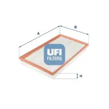 UFI légszűrő 30.658.00 autóalkatrész