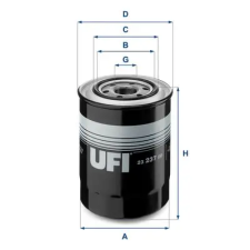 UFI olajszűrő 23.237.00 autóalkatrész