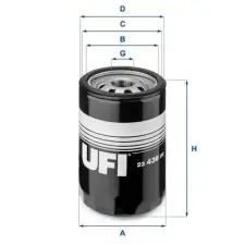 UFI olajszűrő 23.436.00 autóalkatrész