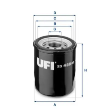 UFI olajszűrő 23.438.00 autóalkatrész