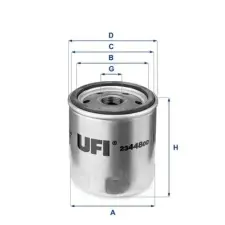 UFI olajszűrő 23.448.00 autóalkatrész