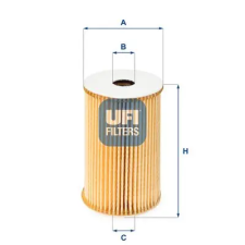 UFI olajszűrő 25.029.00 autóalkatrész