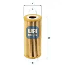 UFI olajszűrő 25.067.00 autóalkatrész