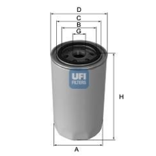 UFI Olajszűrő UFI 23.167.00 olajszűrő