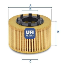 UFI Olajszűrő UFI 25.015.00 olajszűrő