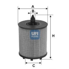 UFI Olajszűrő UFI 25.024.00 olajszűrő