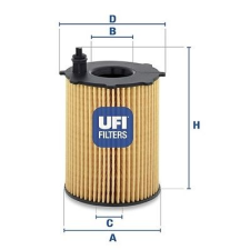 UFI Olajszűrő UFI 25.037.00 olajszűrő