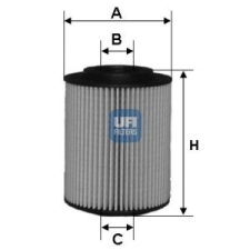 UFI Olajszűrő UFI 25.072.00 olajszűrő
