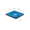 UFI szűrő, utastér levegő 34.264.00
