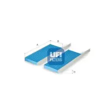 UFI szűrő, utastér levegő 34.287.00 autóalkatrész