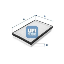 UFI szűrő, utastér levegő 53.033.00 autóalkatrész