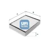 UFI szűrő, utastér levegő 53.077.00
