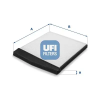 UFI szűrő, utastér levegő 53.091.00