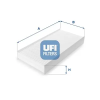 UFI szűrő, utastér levegő 53.136.00
