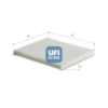 UFI szűrő, utastér levegő 53.184.00