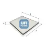 UFI szűrő, utastér levegő 53.245.00
