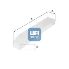 UFI szűrő, utastér levegő 53.257.00 autóalkatrész
