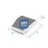 UFI szűrő, utastér levegő 54.124.00
