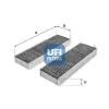 UFI szűrő, utastér levegő 54.172.00