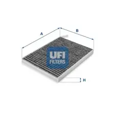 UFI szűrő, utastér levegő 54.233.00 autóalkatrész