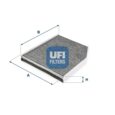 UFI szűrő, utastér levegő 54.261.00 autóalkatrész