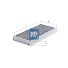 UFI szűrő, utastér levegő 54.445.00 autóalkatrész