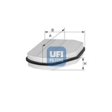 UFI Szűrő, utastér levegő UFI 53.007.00 levegőszűrő