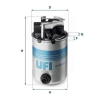 UFI Üzemanyagszűrő 24.095.01