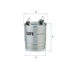 UFI Üzemanyagszűrő 24.112.00 autóalkatrész