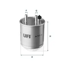 UFI Üzemanyagszűrő 24.117.00 autóalkatrész