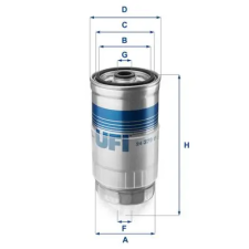 UFI Üzemanyagszűrő 24.379.01 autóalkatrész