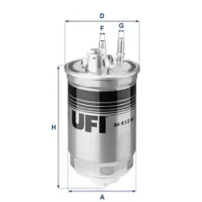 UFI Üzemanyagszűrő 24.412.00 autóalkatrész