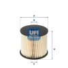 UFI Üzemanyagszűrő 26.003.00